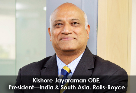 Kishore Jayaraman OBE, President, India & South Asia, Rolls-Royce